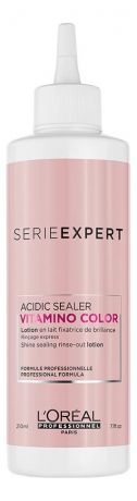 Восстанавлиающее молочко для волос Serie Expert Vitamino Color Acidic Sealer Lotion 210мл