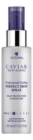 Термозащитный спрей для волос с антивозрастным уходом Caviar Anti-Aging Professional Styling Perfect Iron Spray 125мл
