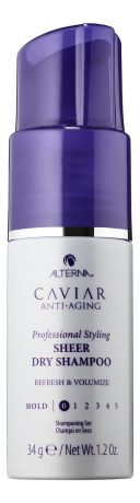Сухой шампунь для волос с антивозрастным уходом Caviar Anti-Aging Professional Styling Sheer Dry Shampoo 34г