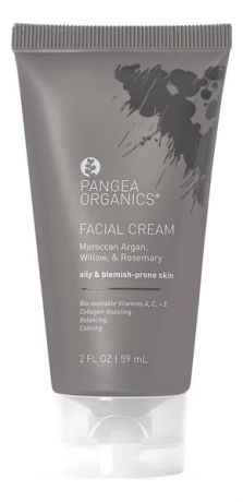 Крем для лица Facial Cream Moroccan Argan, Willow, & Rosemary 59мл