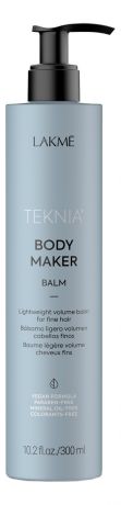Легкий бальзам для объема волос Teknia Body Maker Balm: Бальзам 300мл