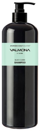 Шампунь для волос Аюрведа Valmona Ayurvedic Scalp Solution Black Cumin Shampoo 480мл: Шампунь 480мл