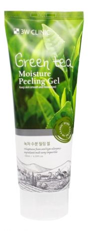 Очищающий пилинг-гель для лица с экстрактом зеленого чая Green tea Moisture Peeling Gel 180мл
