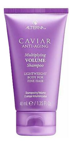 Шампунь для объема и уплотнения волос с кератиновым комплексом Coviar Anti-Aging Multiplying Volume Shampoo: Шампунь 40мл