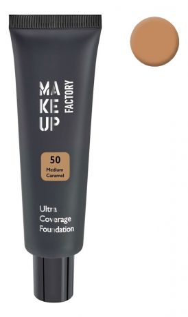 Ультраплотный тональный крем для лица Ultra Coverage Foundation 30мл: 50 Medium Caramel