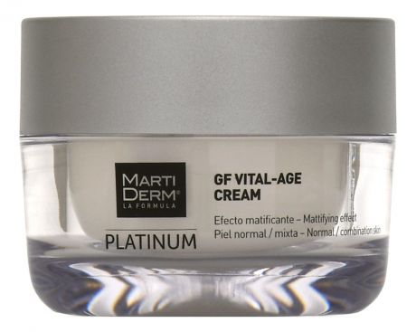 Дневной крем для нормальной и комбинированной кожи лица Platinum GF Vital-Age Cream Normal Mixed Skin 50мл