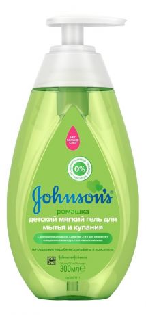 Детский мягкий гель для мытья и купания с экстрактом ромашки Johnson