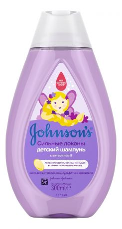 Детский шампунь Сильные локоны Johnson