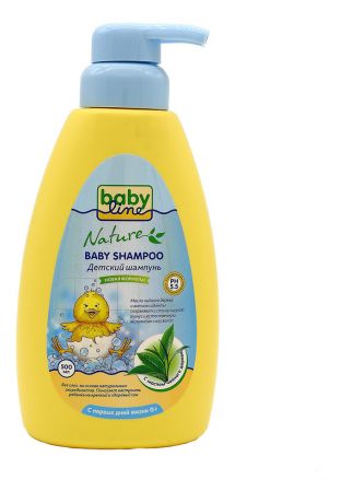 Шампунь для младенцев с маслом чайного дерева Nature Baby-Shampoo: Шампунь 500мл