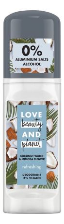 Шариковый дезодорант Кокосовая вода и цветы мимозы Coconut Water & Mimosa Flower Deodorant 50мл