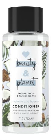 Кондиционер для волос Кокосовая вода и цветы мимозы Coconut Water & Mimosa Flower Conditioner 400мл
