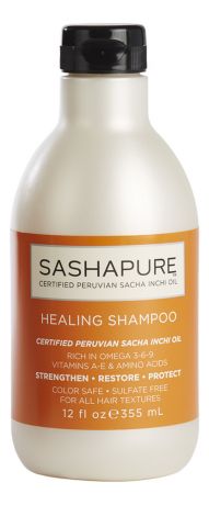 Бессульфатный восстанавливающий шампунь для волос Healing Shampoo 350мл