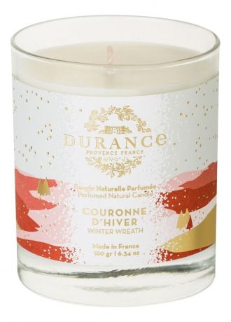 Ароматическая свеча Perfumed Natural Candle Winter Wreath 180г (зимний венок)