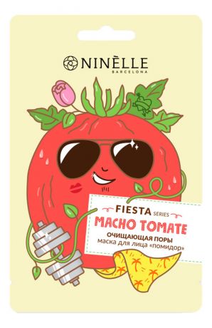 Очищающая поры маска для лица Помидор Fiesta Macho Tomate 20мл