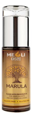 Эликсир для роста волос и восстановления сухих кончиков с маслом марулы Elixir With Marula Oil 60мл