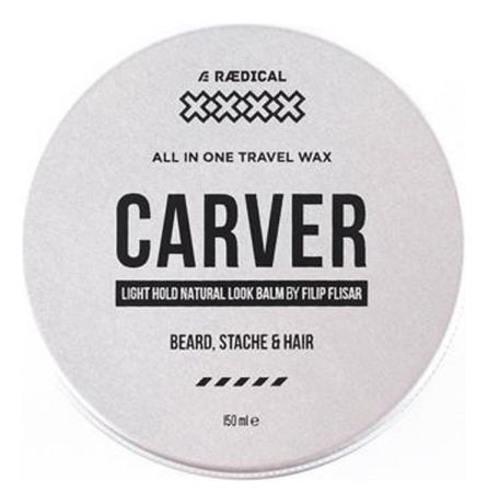 Воск для бороды, усов и волос Carver All In One Travel Wax 150мл