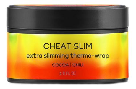 Термоактивное обертывание для экспресс похудения с перцем чили и какао Cheat Slim Extra Slimming Thermo-Wrap 200мл