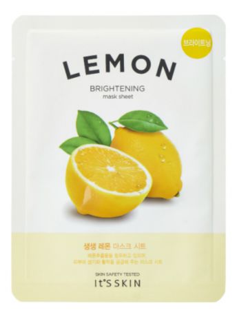 Тонизирующая тканевая маска для лица с лимоном The Fresh Mask Sheet Lemon 18г