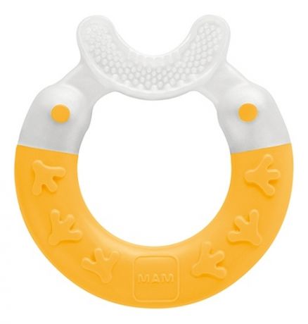 Прорезыватель для зубов Bite & Brush 3+ (желтый)