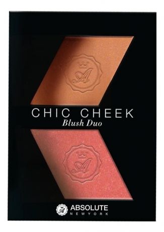 Румяна для лица Chic Cheek Blush Duo 8г: MFBD02 Peach Fuzz Coral Gold