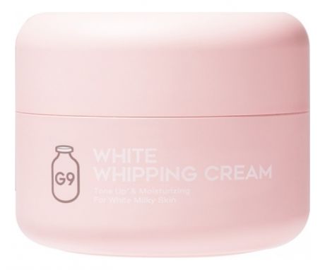 Крем для лица осветляющий с экстрактом молочных протеинов G9 Skin White In Whipping Cream Pale Pink 50г