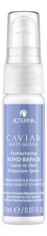 Несмываемый термозащитный спрей для волос Caviar Anti-Aging Restructuring Bond Repair Leave-in Heat Protection Spray: Спре...