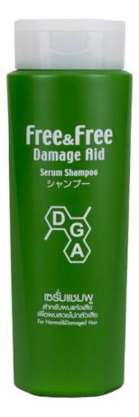 Шампунь для нормальных и поврежденных волос Free & Free Damange Aid Serum Shampoo 180мл