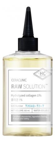 Универсальная сыворотка для лица и волос с коллагеном Ceraclinic Raw Solution Hydrolyzed Collagen 1% 60мл