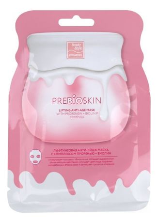 Лифтинговая антивозрастная маска с пребиотиком ПроРенью + Биолин PrebioSkin Lifting Anti-Age Mask 30г: Маска 1шт