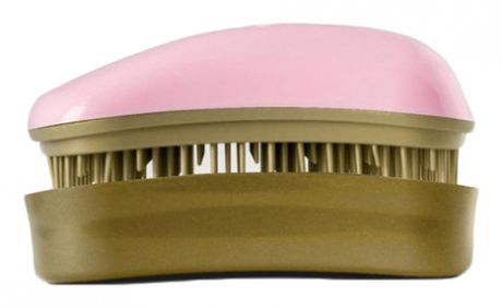 Расческа для волос Hair Brush Mini Pink-Old Gold (розовая-старое золото)