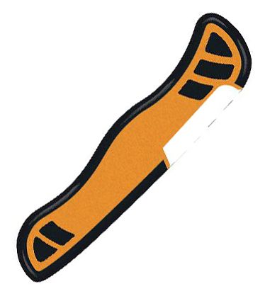 Накладка на ручку перочинного ножа Hunter XS и XT 111мм (задняя, оранжево-черная)