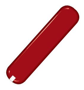 Накладка на ручку перочинного ножа Ambassador, Executive 74мм (задняя, красная)