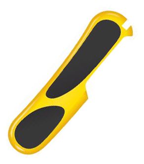 Накладка на ручку перочинного ножа 85мм (задняя, желто-черная)