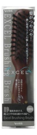 Щетка для волос с натуральной щетиной и нейлоном Excel Mix Brushing Brush: Щетка большая