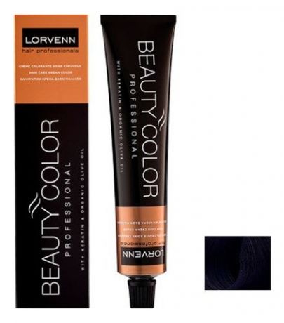 Стойкая крем-краска для волос Beauty Color Professional 70мл: 0/8 Blue