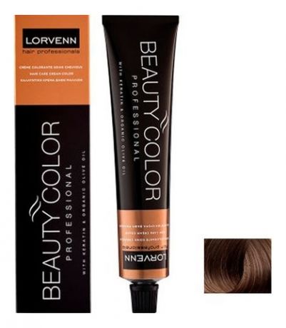 Стойкая крем-краска для волос Beauty Color Professional 70мл: 7.1 Blond Ash