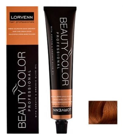 Стойкая крем-краска для волос Beauty Color Professional 70мл: 7.74 Blond Brown Copper