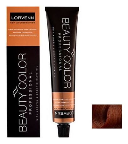 Стойкая крем-краска для волос Beauty Color Professional 70мл: 7.41 Blond Copper Ash