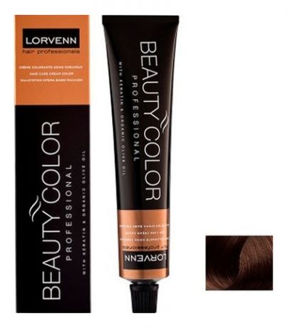 Стойкая крем-краска для волос Beauty Color Professional 70мл: 5.73 Light Brown Tobacco