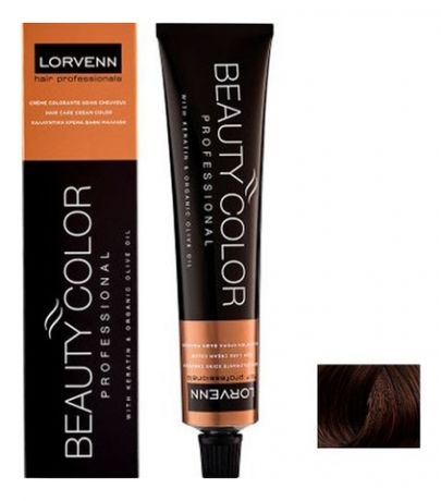 Стойкая крем-краска для волос Beauty Color Professional 70мл: 5.37 Light Brown Gold Brown