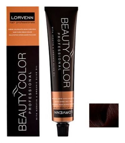 Стойкая крем-краска для волос Beauty Color Professional 70мл: 5.5 Soft Mahogany Brown