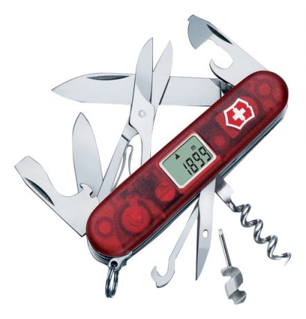 Нож перочинный Traveller 91мм 27 функций (красный)
