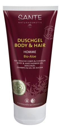 Шампунь-гель для волос и тела Homme Duschgel Body & Gel Bio-Aloe 200мл