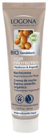 Ночной крем для лица с экстрактом облепихи Bio Sanddorn Age Protection 30мл