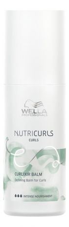 Несмываемый крем-бальзам для легкой фиксации кудрявых волос Nutricurls Curlixir Balm 150мл