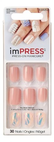 Накладные ногти Нюдовая мечта Broadway Impress Press-On Manicure BIPD300 30шт (короткая длина)