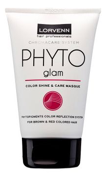 Маска для волос, окрашенных в коричневый и красный цвет Chromacare System Phyto Glam: Маска 100мл