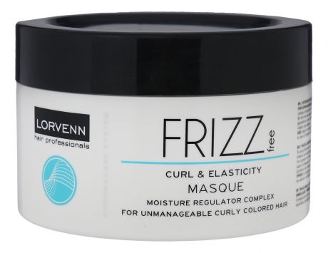 Маска для непослушных, вьющиеся окрашенных волос Chromacare System Frizz Free Curl & Elasticity Masque: Маска 500мл