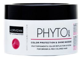 Маска для волос, окрашенных в коричневый и красный цвет Chromacare System Phyto Glam: Маска 500мл