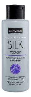 Реструктурирующий шампунь для волос с протеинами шелка Chromacare System Silk Repair: Шампунь 100мл